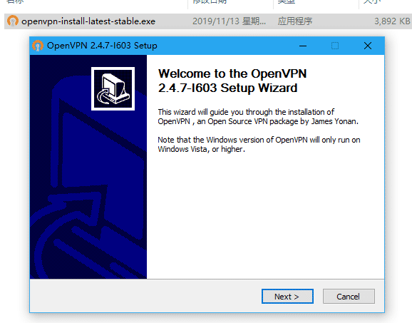 下载 openvpn 客户端