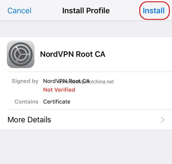 下载nordvpn root ca 证书