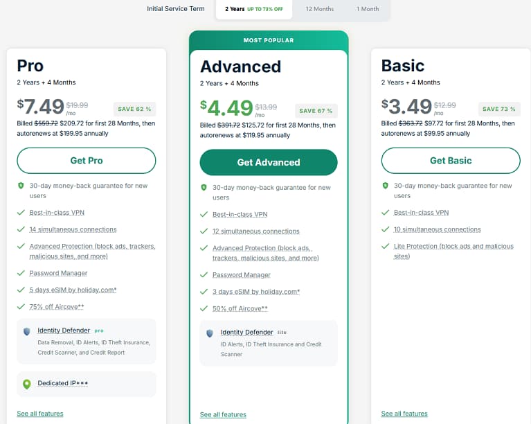 ExpressVpn两年套餐价格