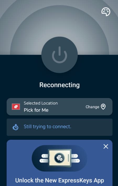 Android下使用auto协议 pick for me 节点连接成功后断线无法使用
