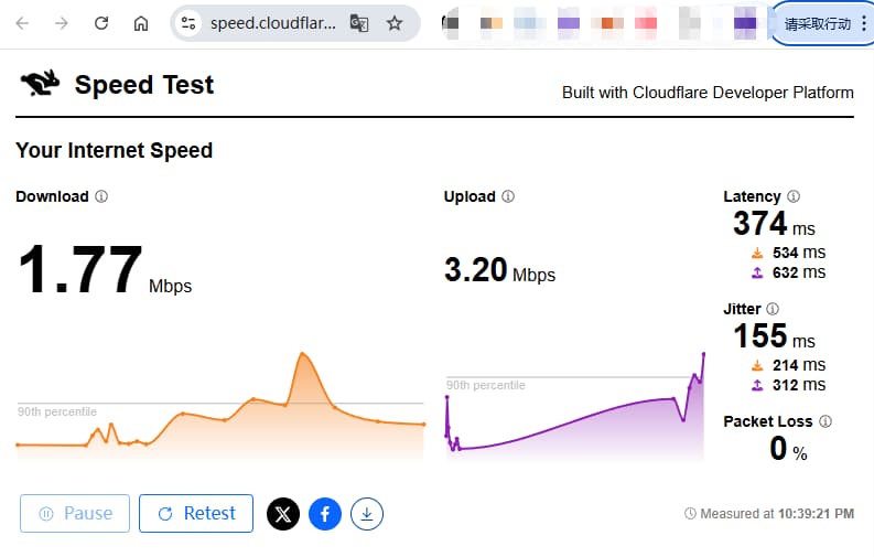 United States-Los Angeles-str-lax310速度測試