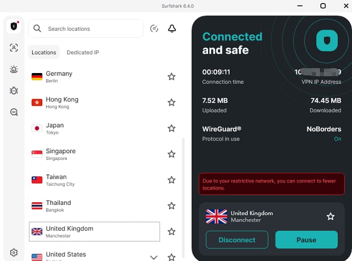英国节点连接成功