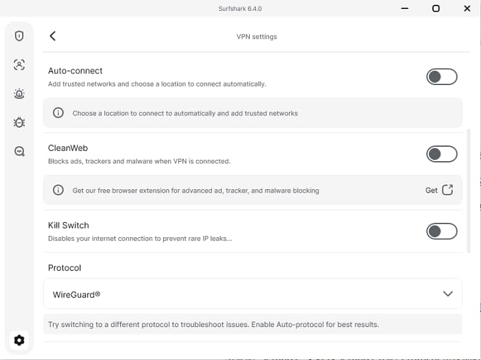 选择协议为Wireguard