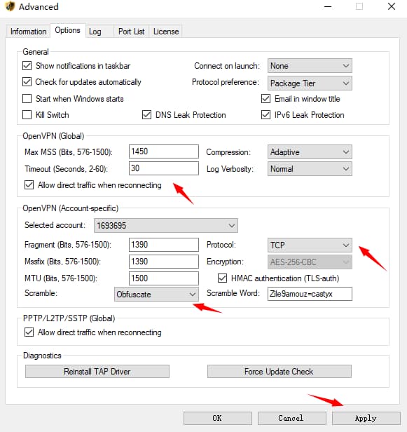 StrongVPN连接配置
