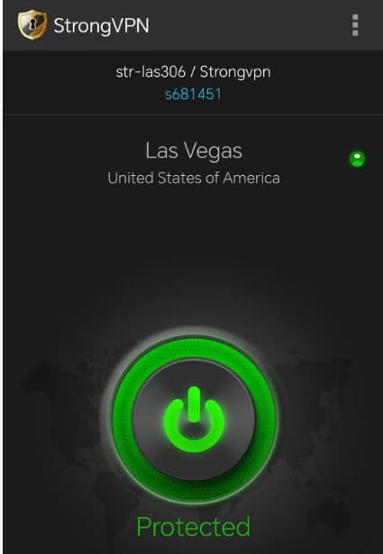 成功連接上 United States of America-Las Vegas-str-las306 節點