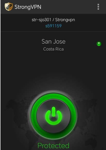 android下连接上San Jose-Consta Rica节点