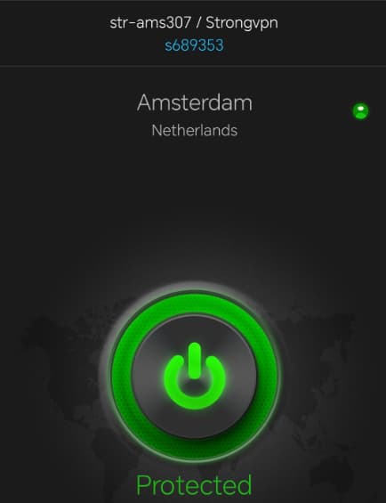 Android下成功连上 Netherlands - Amsterdam-str-arms307 节点